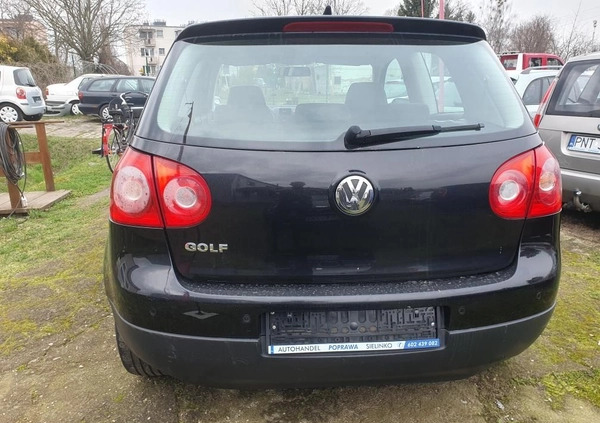 Volkswagen Golf cena 7300 przebieg: 165959, rok produkcji 2006 z Luboń małe 379